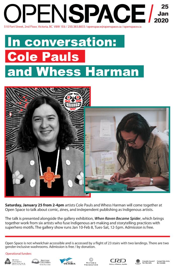 In conversation: Whess Harman and Cole Pauls Promotional Image