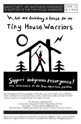 Tiny House Fundraiser Promotional Poster 